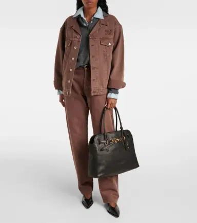 Miu Miu Aventure Medium leather tote bag | Thumbnail 5 Miu Miu Aventure Medium leather tote bag | Thumbnail 5