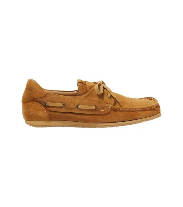Jacquemus Batto croc-effect suede boat shoes