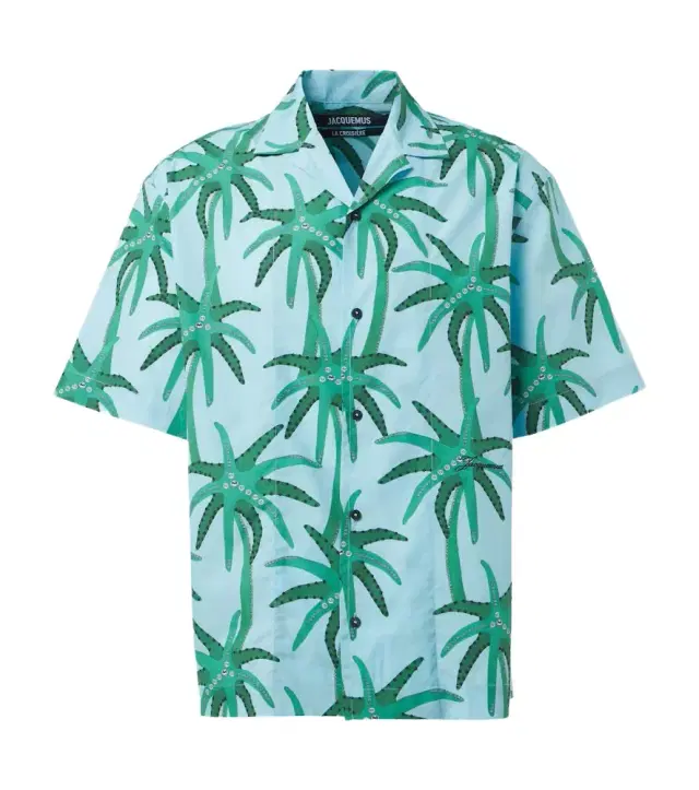 Jacquemus Jean printed cotton poplin shirt