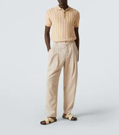 KING & TUCKFIELD Striped wool polo shirt | Thumbnail 5
