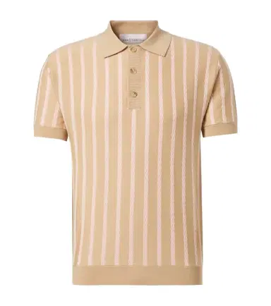 KING & TUCKFIELD Striped wool polo shirt | Thumbnail 1