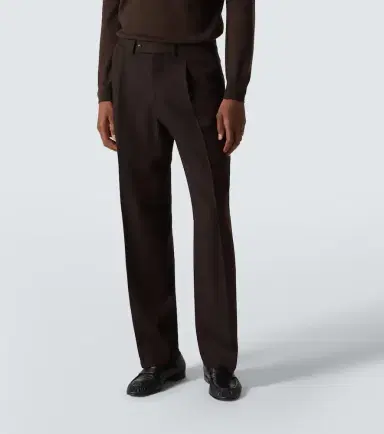 Saman Amel Amo wool twill straight-leg pants | Thumbnail 3