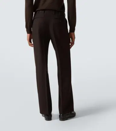 Saman Amel Amo wool twill straight-leg pants | Thumbnail 5