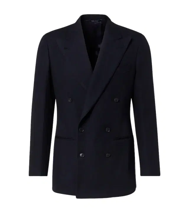 Wool twill blazer