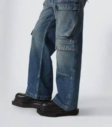Rick Owens Hollywood cargo jeans | Thumbnail 2