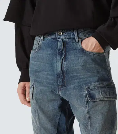 Rick Owens Hollywood cargo jeans | Thumbnail 6