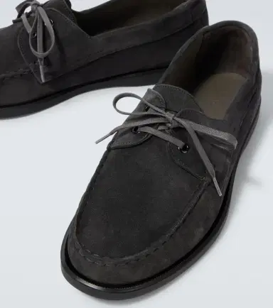 Saman Amel City Moc suede boat shoes | Thumbnail 6
