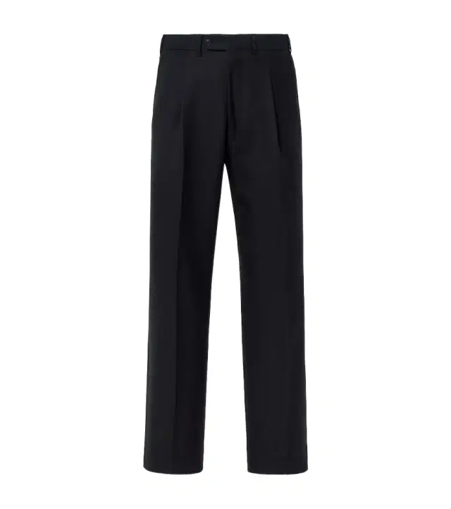 Amo wool straight-leg pants