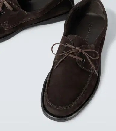 Saman Amel City Moc suede boat shoes | Thumbnail 6