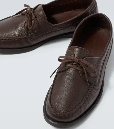 Saman Amel City Moc leather boat shoes | Thumbnail 3 Saman Amel City Moc leather boat shoes | Thumbnail 3