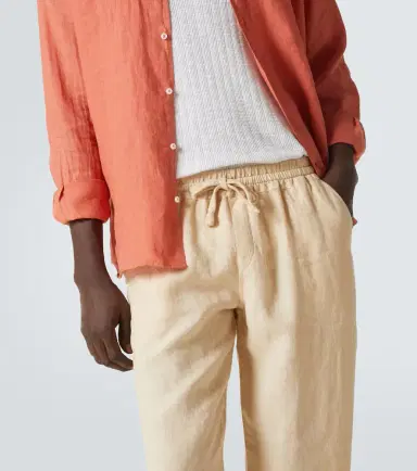 Fedeli Linen straight pants | Thumbnail 2