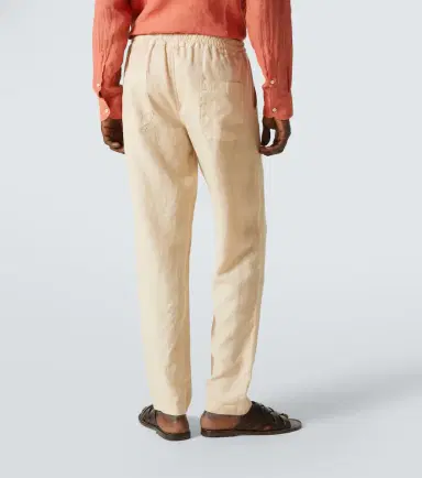 Fedeli Linen straight pants | Thumbnail 5