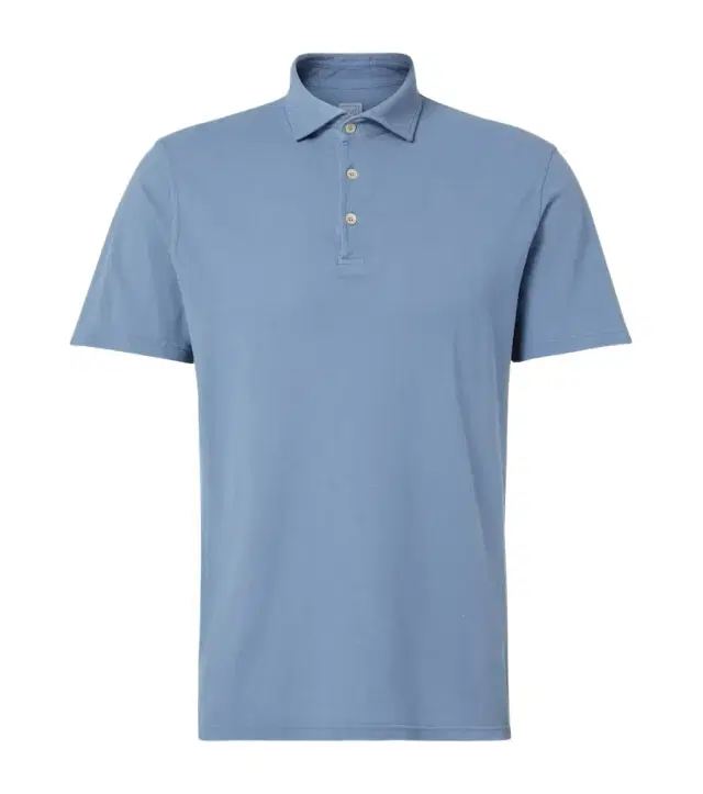 Cotton piqué polo shirt