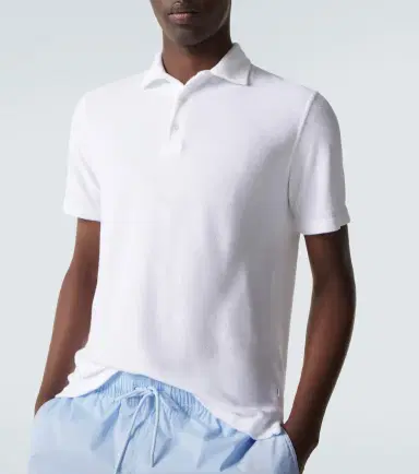 Fedeli Cotton terry polo shirt | Thumbnail 3