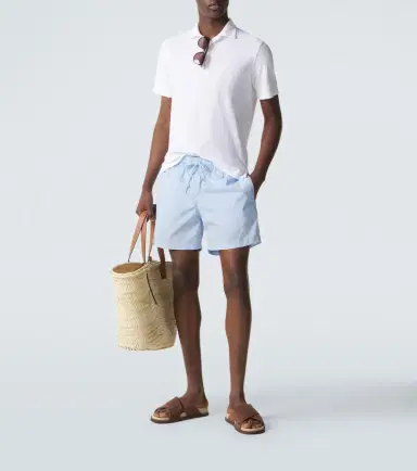 Fedeli Cotton terry polo shirt | Thumbnail 5