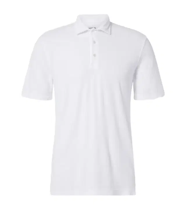 Cotton terry polo shirt