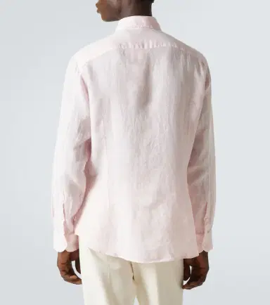 Fedeli Linen Oxford shirt | Thumbnail 2