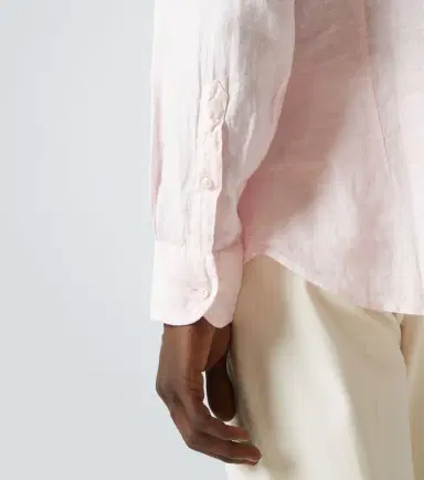 Fedeli Linen Oxford shirt | Thumbnail 4