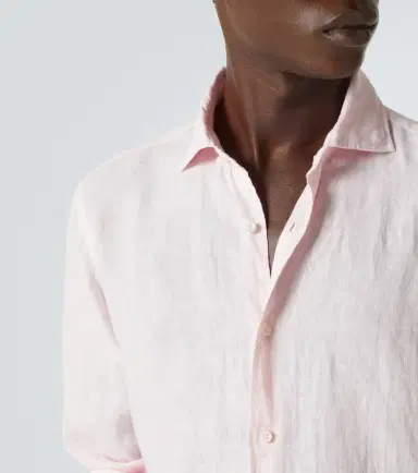 Fedeli Linen Oxford shirt | Thumbnail 6