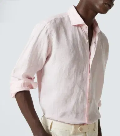 Fedeli Linen Oxford shirt | Thumbnail 7