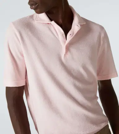Fedeli Cotton terry polo shirt | Thumbnail 3