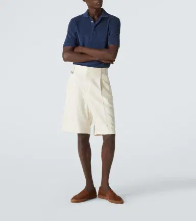 Fedeli Cotton terry polo shirt | Thumbnail 3