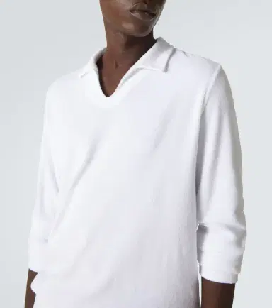 Fedeli Cotton terry polo shirt | Thumbnail 3