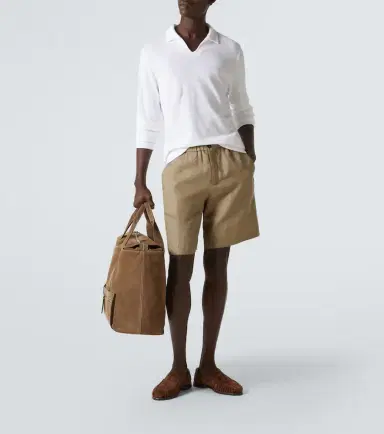 Fedeli Cotton terry polo shirt | Thumbnail 5
