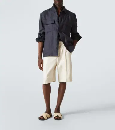 Manolo Blahnik Chiltern leather-trimmed raffia slides | Thumbnail 7 Manolo Blahnik Chiltern leather-trimmed raffia slides | Thumbnail 7
