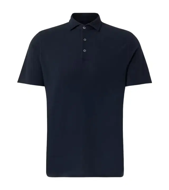Cotton piqué polo shirt