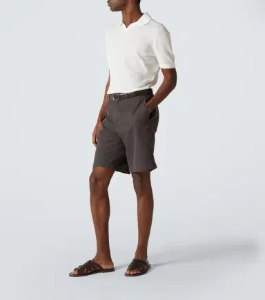 Fedeli Cotton piqué polo shirt | Thumbnail 3
