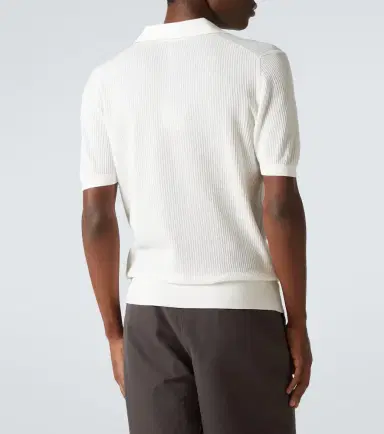 Fedeli Cotton piqué polo shirt | Thumbnail 5
