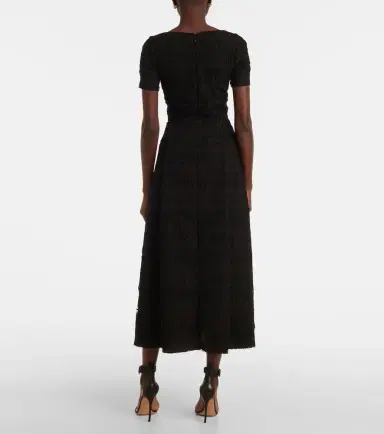 Elie Saab Macramé midi dress | Thumbnail 2