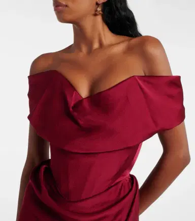 Vivienne Westwood Nova Cocotte crêpe satin bustier gown | Thumbnail 3