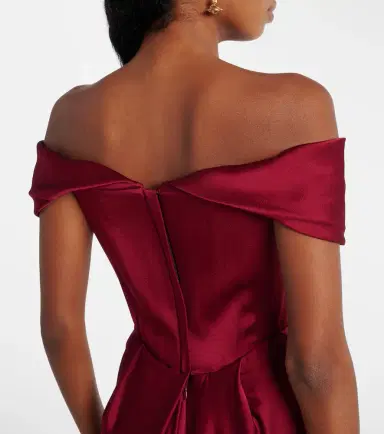 Vivienne Westwood Nova Cocotte crêpe satin bustier gown | Thumbnail 5