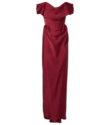 Vivienne Westwood Nova Cocotte crêpe satin bustier gown | Thumbnail 1
