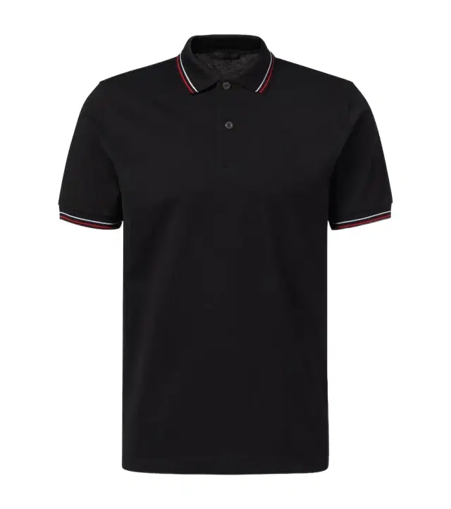 Cotton piqué polo shirt