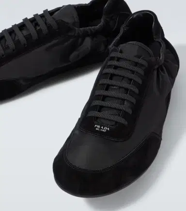 Prada Collapse Re-Nylon and suede sneakers | Thumbnail 3 Prada Collapse Re-Nylon and suede sneakers | Thumbnail 3