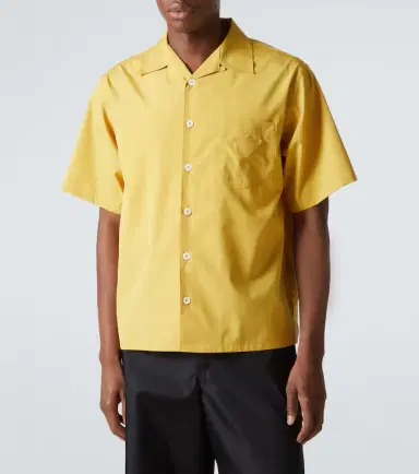 Prada Cotton poplin bowling shirt | Thumbnail 2