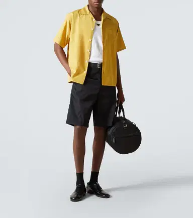 Prada Cotton poplin bowling shirt | Thumbnail 4