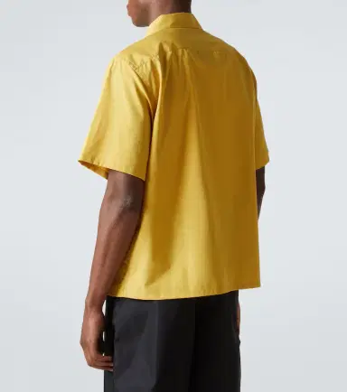 Prada Cotton poplin bowling shirt | Thumbnail 5