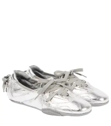 Acne Studios Metallic leather flats | Thumbnail 1 Acne Studios Metallic leather flats | Thumbnail 1