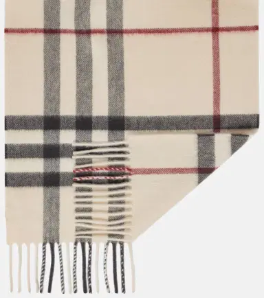 Burberry Giant Check cashmere scarf | Thumbnail 2