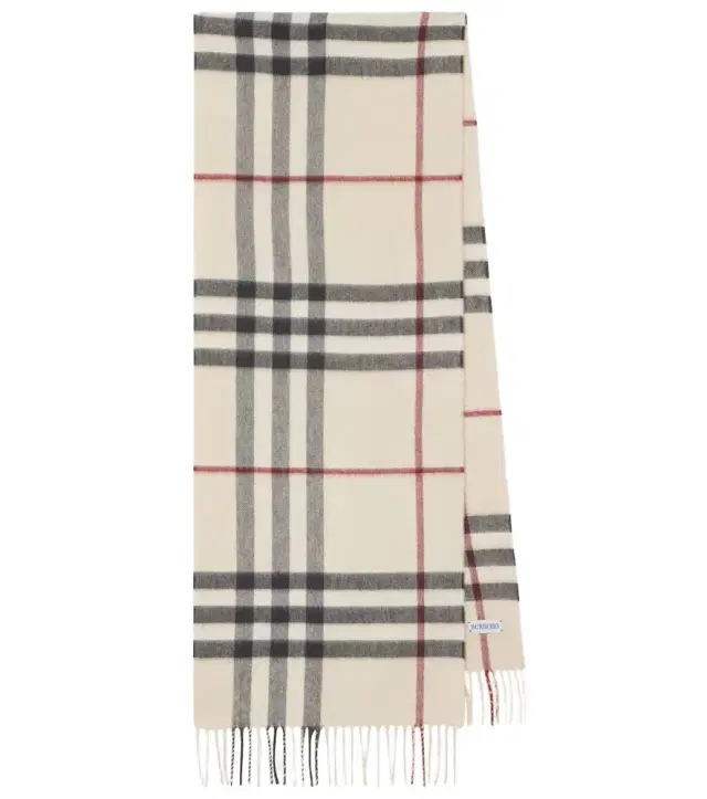 Burberry Giant Check cashmere scarf
