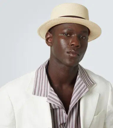 Christian Louboutin Andaloubi Panama hat | Thumbnail 3 Christian Louboutin Andaloubi Panama hat | Thumbnail 3