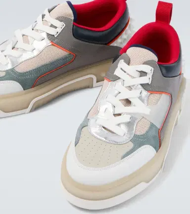 Christian Louboutin Astroloubi spiked leather sneakers | Thumbnail 2
