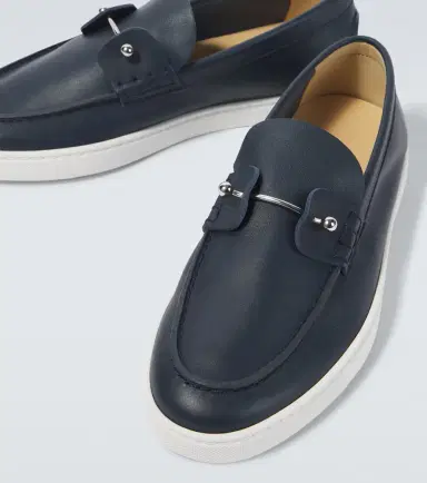Christian Louboutin Chambeliboat leather slip-on shoes | Thumbnail 3