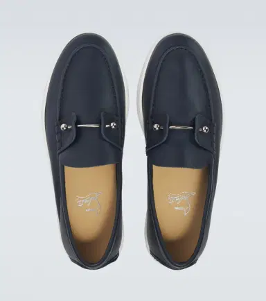 Christian Louboutin Chambeliboat leather slip-on shoes | Thumbnail 5