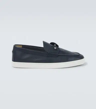 Christian Louboutin Chambeliboat leather slip-on shoes | Thumbnail 6