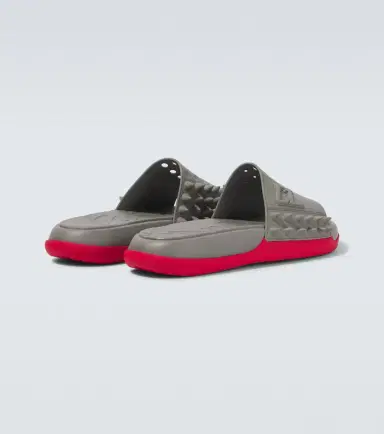 Christian Louboutin Take It Easy perforated spiked slides | Thumbnail 3